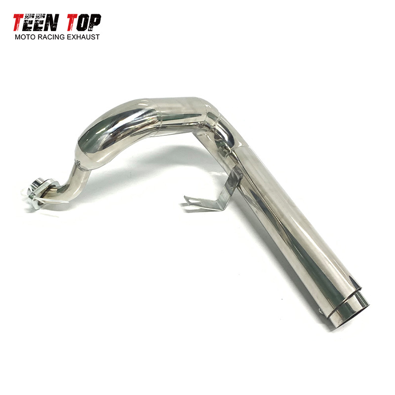 Motorcycle Exhaust Pipe Modified Yamaha Xv125 Xv250 Retro Stainless Steel Exhaust Pipe Silencer