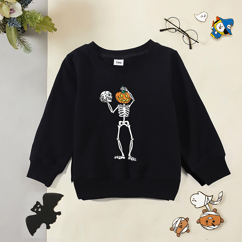 Halloween Fashion Cartoon Printing Cotton T-shirts & Shirts display picture 1