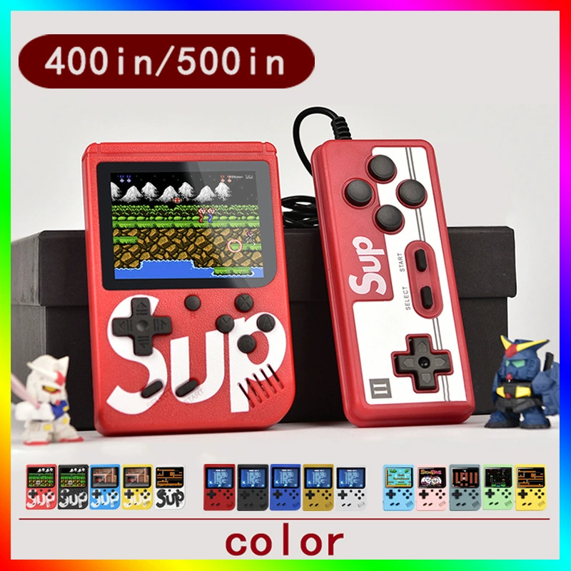 Новая портативная игровая консоль SUP mini 400-в-1 для домашнего использования, ретро-ностальгический подарок с головоломками и телевизором, трансграничная доставка.