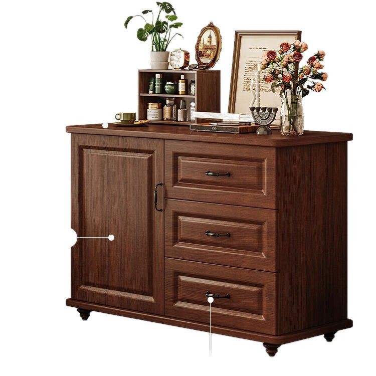 [Durable] armario de estilo americano armario de almacenamiento de dormitorio contra la pared armario de cinco habitaciones armario sala de estar retro