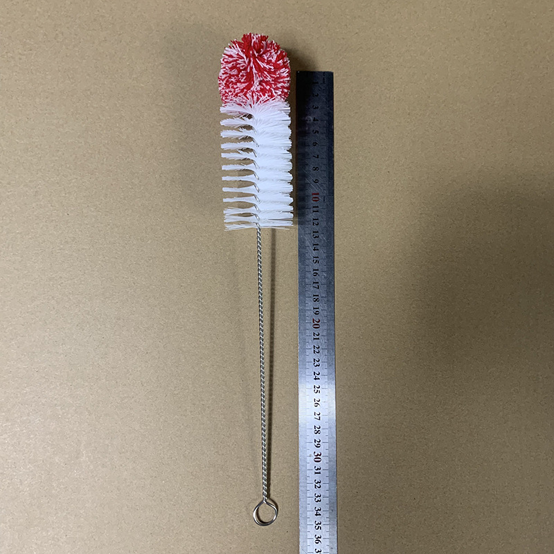 Cepillo de botella cepillo de algodón cepillo de botella de leche botella de vidrio cepillo de limpieza antiarañazos cepillo de nylon cocina transfronteriza Venta caliente botella de soda