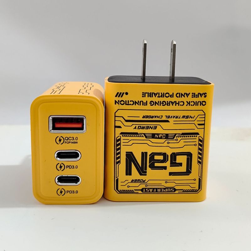 New product PD145W smart charging head dual Type-C single USB adapter multi-function mobile phone fast charging charger