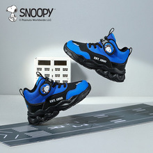 正品史努比童鞋冬季新款儿童加绒保暖运动鞋男童防滑减震篮球鞋潮