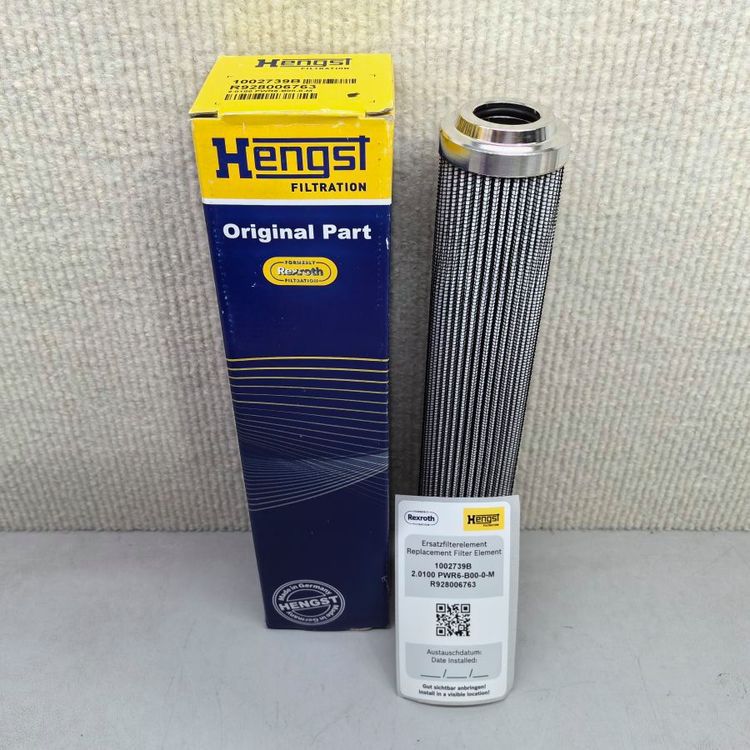 1002739B R928006763 2.0100PWR6-B00-0-M # Hengst液压滤芯，全