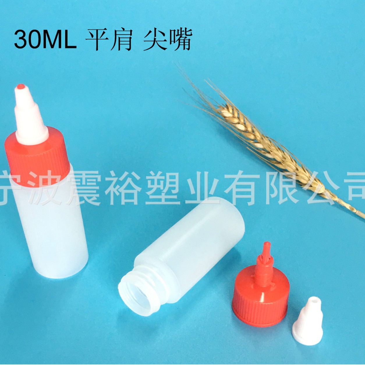 60ml圆肩尖嘴盖塑料瓶  调味瓶胶水挤压颜料瓶