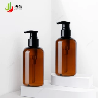 定制茶色洗手液pet乳液瓶200ml分装塑料瓶身体乳洗发水沐浴露瓶子