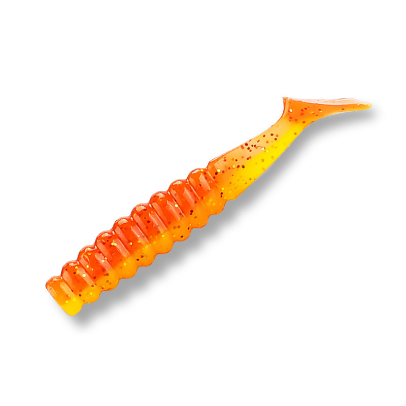 クマ王 BEARKING 新しい波魚 t テールルアーソフトベイトマイクロベイトソフトワームミニカーリーテールリードヘッドフック L50|undefined