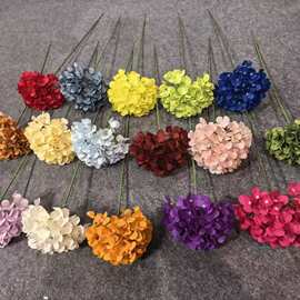 棒棒糖绣球 婚庆花艺仿真婚礼布置花材插花路引摆件家居布置装饰