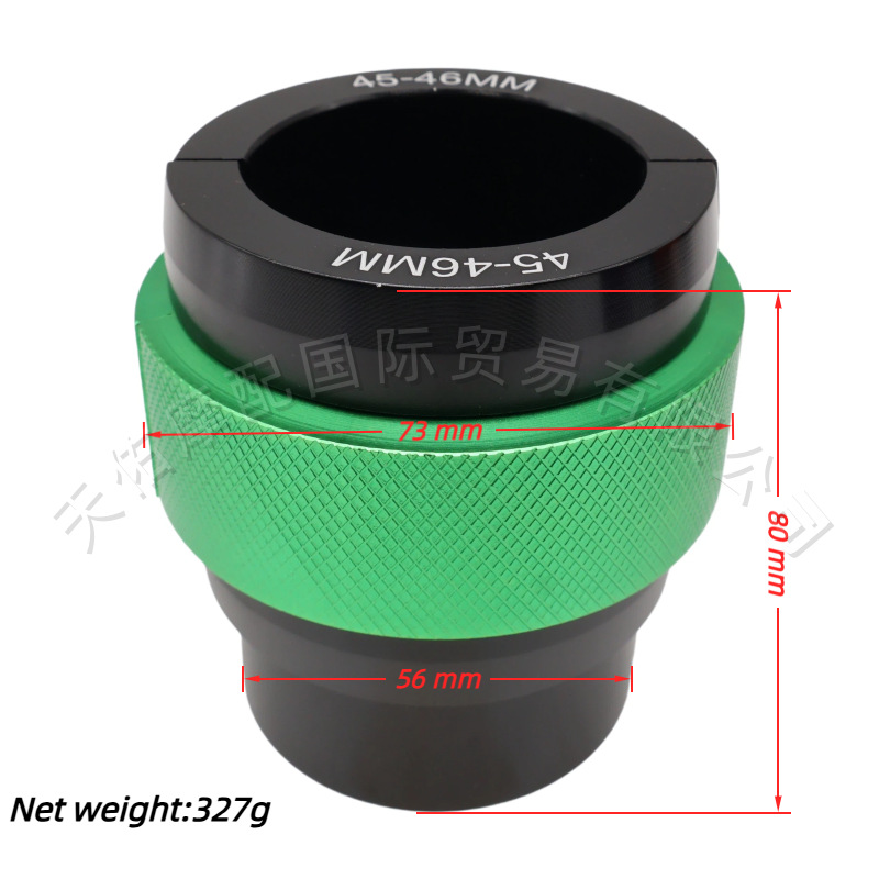 Universal Cnc Aluminum Alloy Front Shock Absorber Oil Seal Installation Tool for Off-Road Motorcycles, Inverted Front Shock Absorber Oil Seal Tooling
