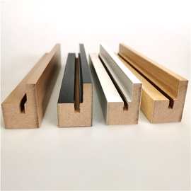 工厂定制批发MDF纸包覆密度板线条装饰框字画边框条相框装裱框条