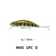 Small Sinking Minnow Lures  Hard Baits Bass Trout Fresh Water Fishing Lure