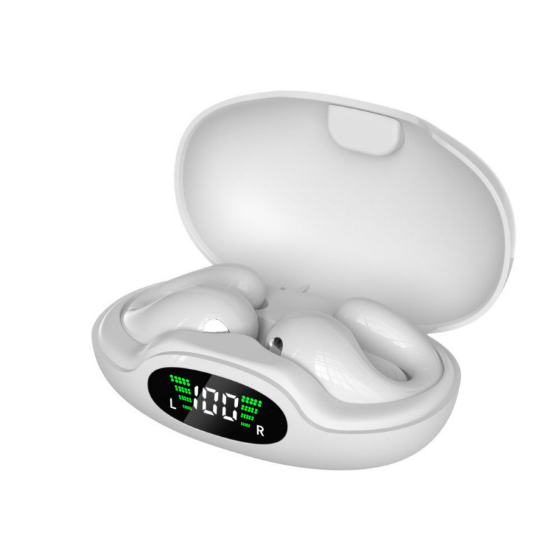 2025年新作 イヤークリップ式 骨伝導 非インイヤー Bluetooth ヘッドセット 超長バッテリー寿命 ノイズリダクション スポーツ ミュージック ハイクオリティ|undefined
