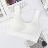 Wireless bra, top with cups for elementary school students, bra top, sports bra, beautiful back