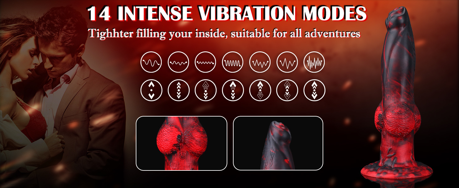 2 In 1 Wireless Remote Control Dog Dildo Monster Dildo7
