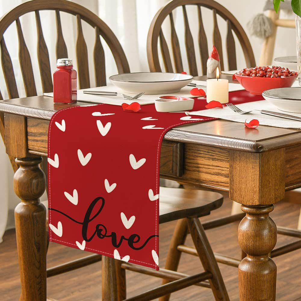 Valentine's Day Vacation Heart Shape Linen display picture 3