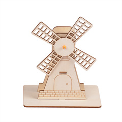 Children's Creative Fun Craft Small Invention Science and Technology DIY Wind Vane Student Brain Teaser Assembly Toy