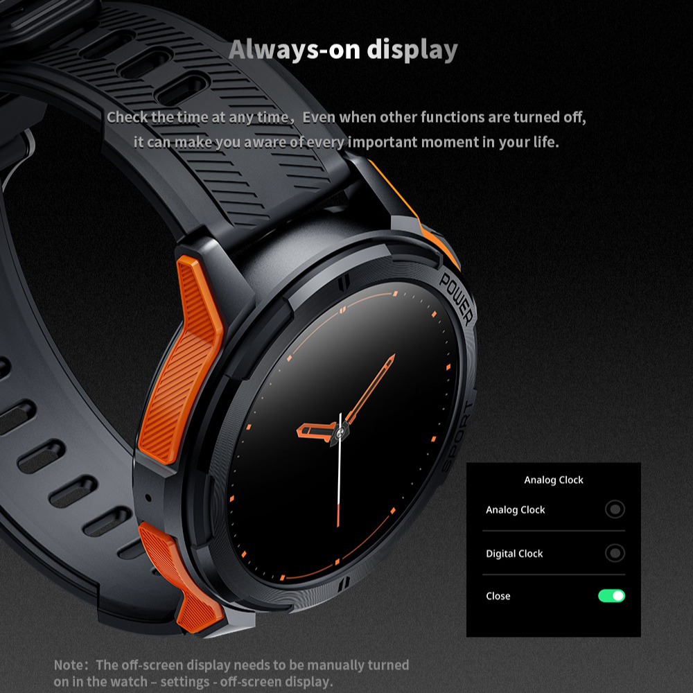 Amoled Sports Smartwatch With Round Screen And Call Function_voghion.com
