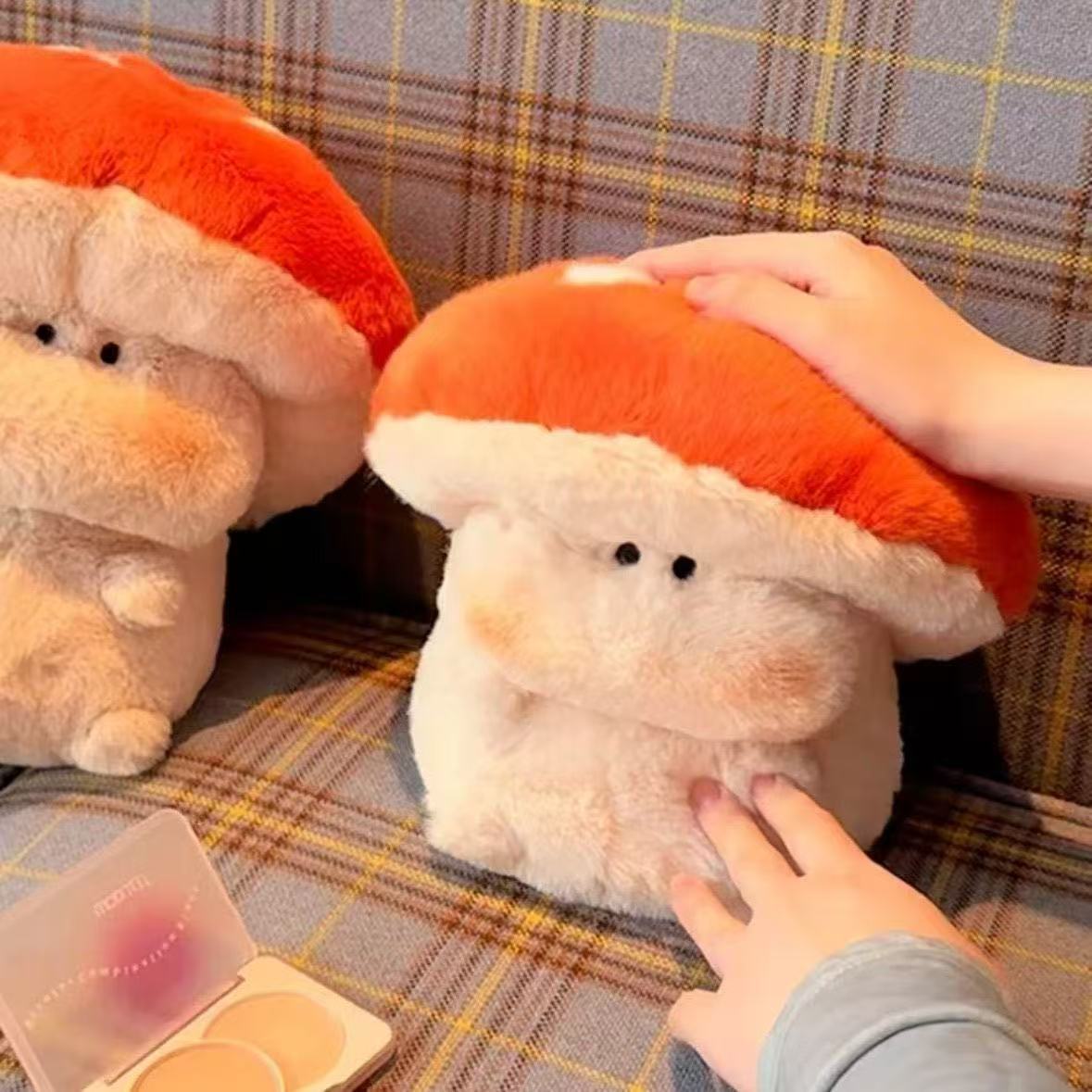 Mushroom Tutu Healing Station Emotional Decompression Super Soft Home Pillow Birthday Girl Gift Stuffed Toy