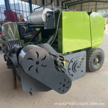 圆捆打包机 秸秆粉碎打捆机 农用玉米秸秆粉碎捡拾打包一体机