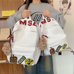 双肩包初中生大容量校园休闲书包男女户外简约运动旅行背包电脑包