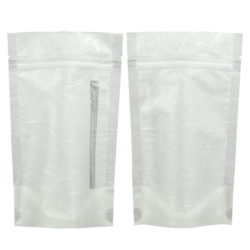 云龙纸自立自封包装袋坚果零食袋子透明开窗塑料复合膜包装袋