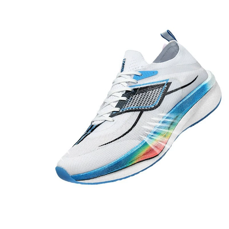 Shock-absorbing sports shoes, professional carbon plate, breathable footwear