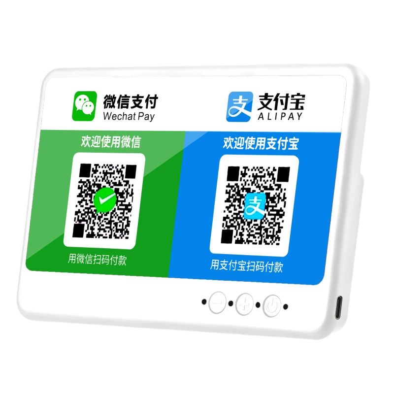 Аудио оповещатель о платежах WeChat и Alipay, колонка для озвучивания QR‑кода при приеме платежей, компактная громкоговорящая колонка