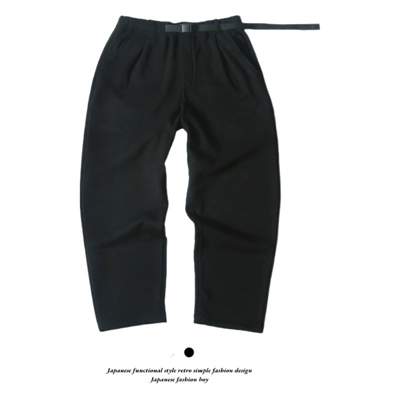 Спортивные штаны Purple Label-5208 на флисовой подкладке и утолщенные бархатные свободные повседневные спортивные штаны прямого силуэта Ollie в осенне-зимнем стиле