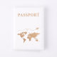 2023 Cross-border Explosions Plain Skin Sense PU Passport Protective Cover Passport Holder Ticket Holder Passport in stock Factory Outlet