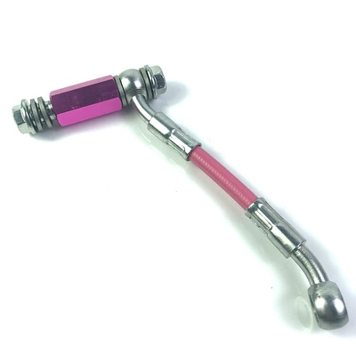 pump brake hose extension Other brake systems - pink-double-through-15cm-tubing-with-screws