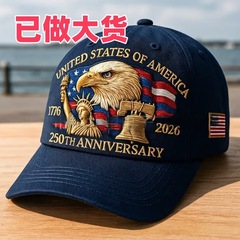 亚马逊2025年新款3D印花 个性休闲  遮阳棒球帽户外鸭舌帽子男女