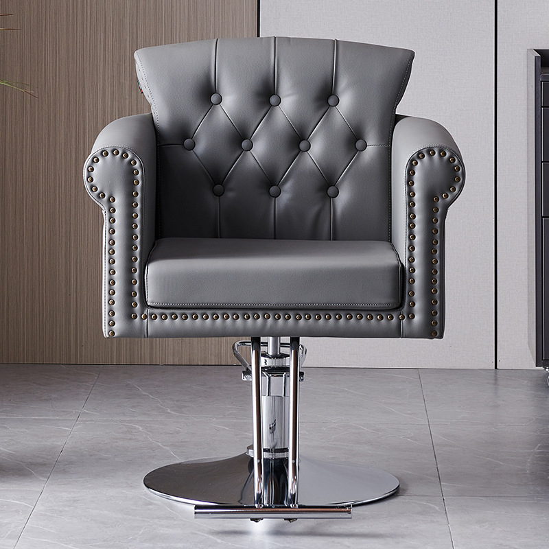 2023 nuevo salón de peluquería Silla de peluquería al por mayor Silla de peluquería de lujo ligero silla especial peluquería Silla elevadora