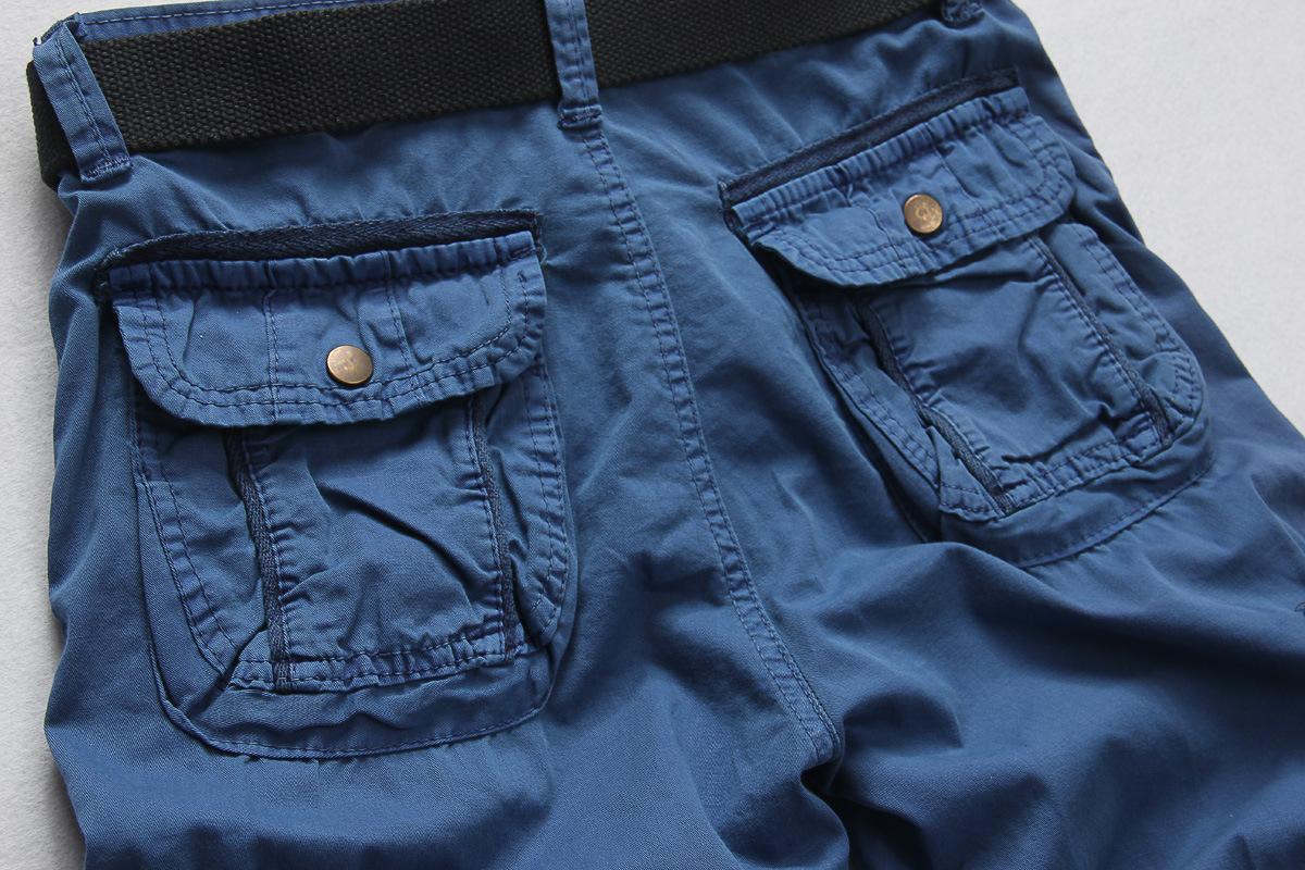 280g Weight Shorts Pants Length Cotton Fabric Type Mid Waist Waist Line Cargo Pants Pants Type Inelastic Elasticity Holiday, Street Occasion Loose Fit Type Solid Color Pattern Summer Season Men's Gender Casual Style Men's Solid Color Casual Loose Men's Bottoms 8