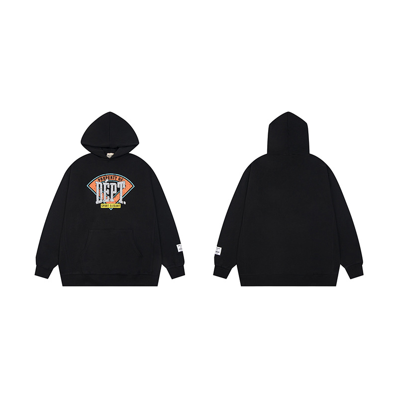GALLERY DEPT American High Street otoño y invierno nuevo estilo para hacer letras antiguas impresas para hombres y mujeres sueltas casuales sudaderas con sombrero