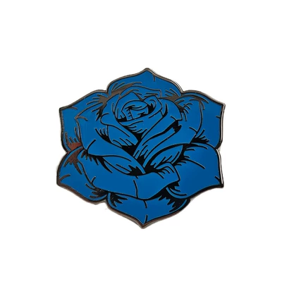 Rose Skull Metal Brooch: Yaxa sancaqları
