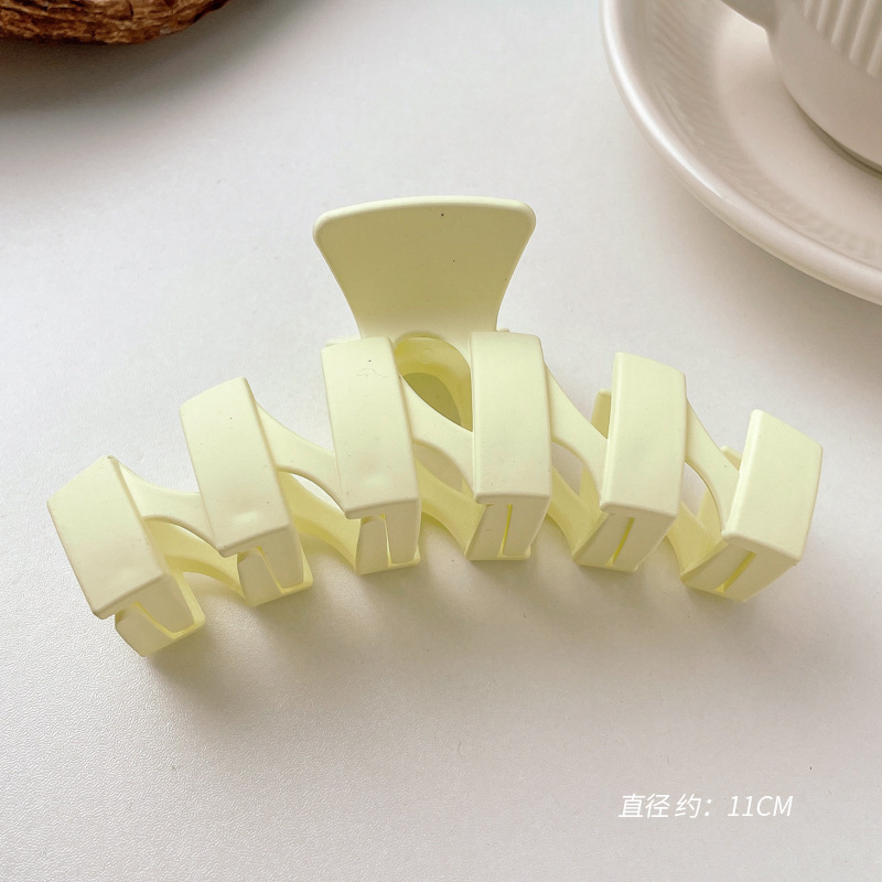 Simple helada updo clip de pelo de alta calidad horquilla femenina Cabeza trasera verano moda tiburón clip tocado ins estilo