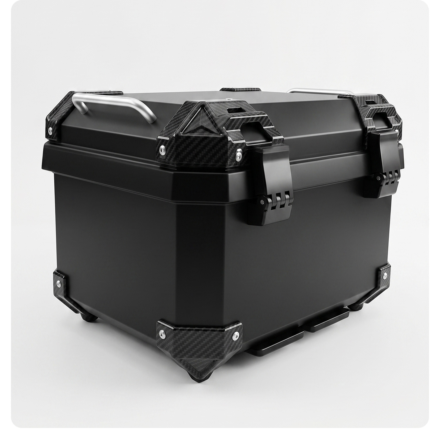 Motorcycle trunk storage box, non-aluminum alloy box, large-capacity motorcycle trunk, storage box for electric bike rear trunk