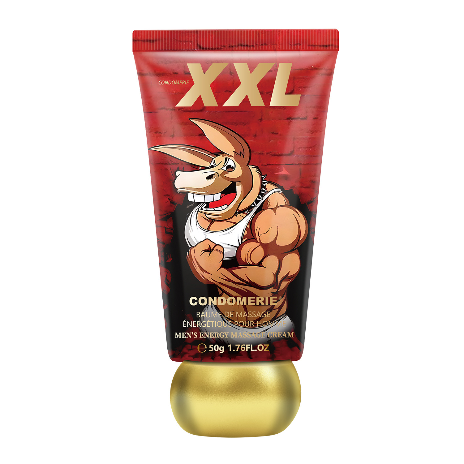 CONDOMERIE男士劲能按摩膏-(驴头-50G)外贸版-