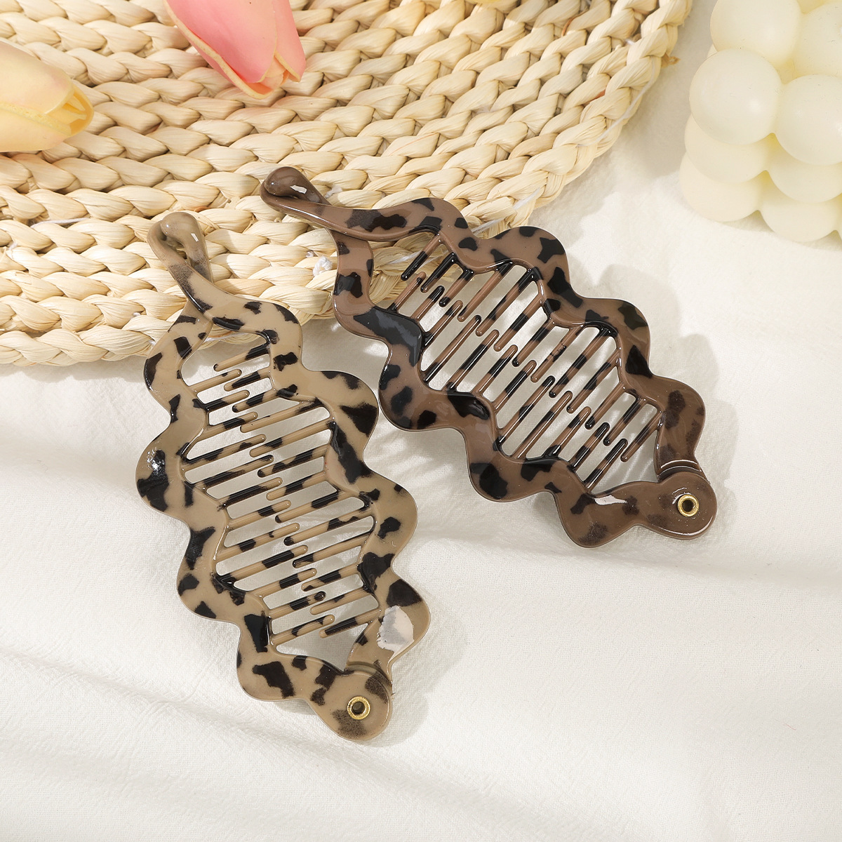 Women's Banana Clip Animal Luxurious Romantic Beach Synthetic Resin Resin Printing And Dyeing Handmade Hair Clip Headwear display picture 11