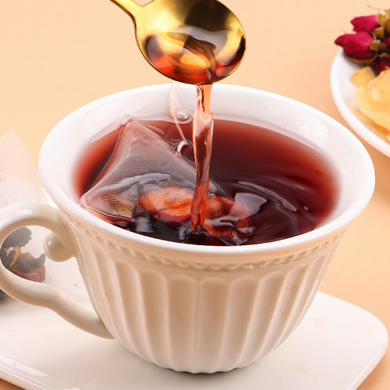 Mulberry rose Fuling tea independent triangle bag Hawthorn Lily combination health preservation scented tea wholesale morning C evening A tea