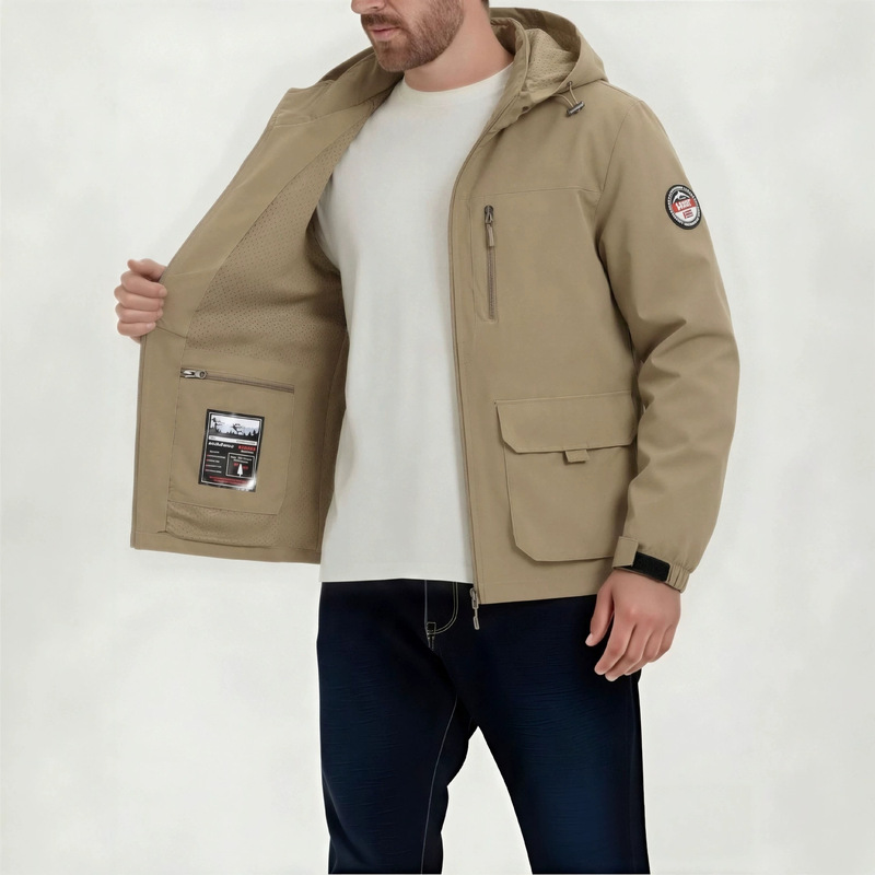 European and American High-End Workwear Waterproof Nylon Jacket Meikeduo Outdoor Sports Cycling Jacket Men's Ozon Factory