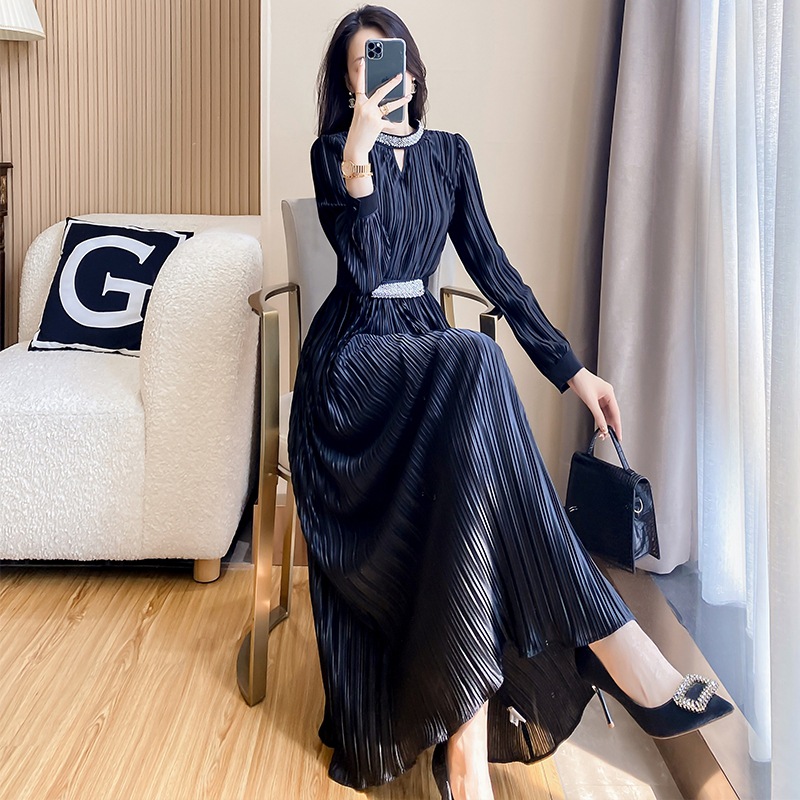 C2771 1240K VÁY ĐẦM LIỀN THÂN DÁNG DÀI NỮ DONTDHI DÀI TAY MÙA XUÂN THU ĐÔNG THỜI TRANG NỮ G04 SẢN PHẨM MỚI