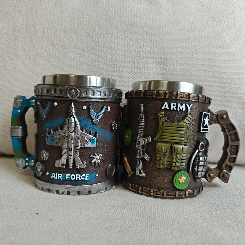 クロスボーダー新マグミリタリー 3D マグ樹脂コーヒーカップ軍事テーマミリタリー 3D|undefined