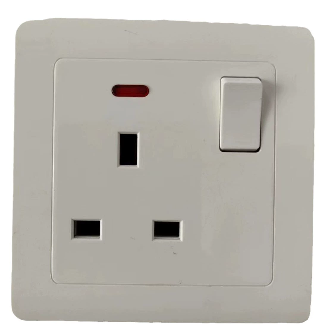 Luoge Wall Ultra-Thin Switch Panel - Lightweight, Multi-Config Electrical Socket Box with Light