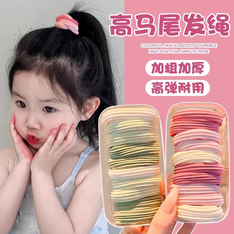 Cuerda para el cabello de cola de caballo alta, banda de goma elástica y duradera, lazo para el cabello para mujer 2025 nuevo accesorio para el cabello de cuerda para el cabello de alta gama