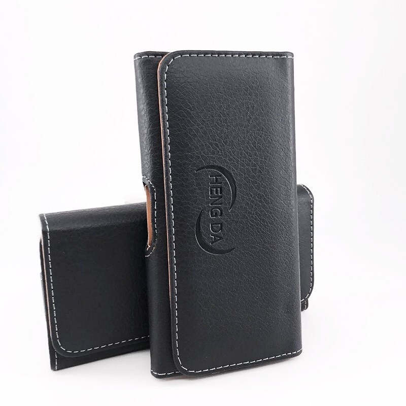 Universal Mobile Phone Hanging Waist Bag Wearing Belt Waist Hanging Mobile Phone Protective Case Bag for Old Age Machine Domestic Hanging Waist Leather Case