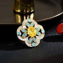 雅致高档花朵式简约小胸针时尚经典新款女式服装胸花配饰批发