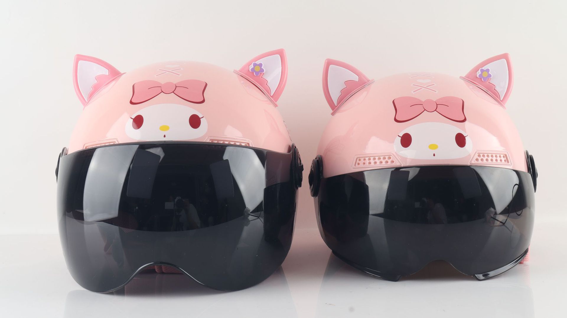 Helmet for Electric Vehicles 3C Summer Helmet Class a Parent-Child Helmet Children's Helmet Cartoon Cute Adult Motorcycle Helmet for Women