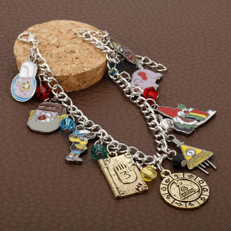 Потусторонний ожерелье из американской анимации Weird Town Gravity Falls Delta Bill Bill Bill Dip Diary Keychain