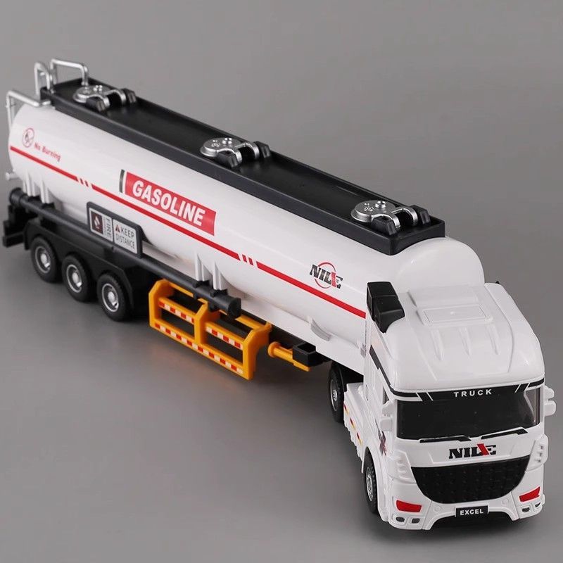 Gran camión cisterna juguete niño simulación de inercia camión cisterna juguete modelo de ingeniería de niños